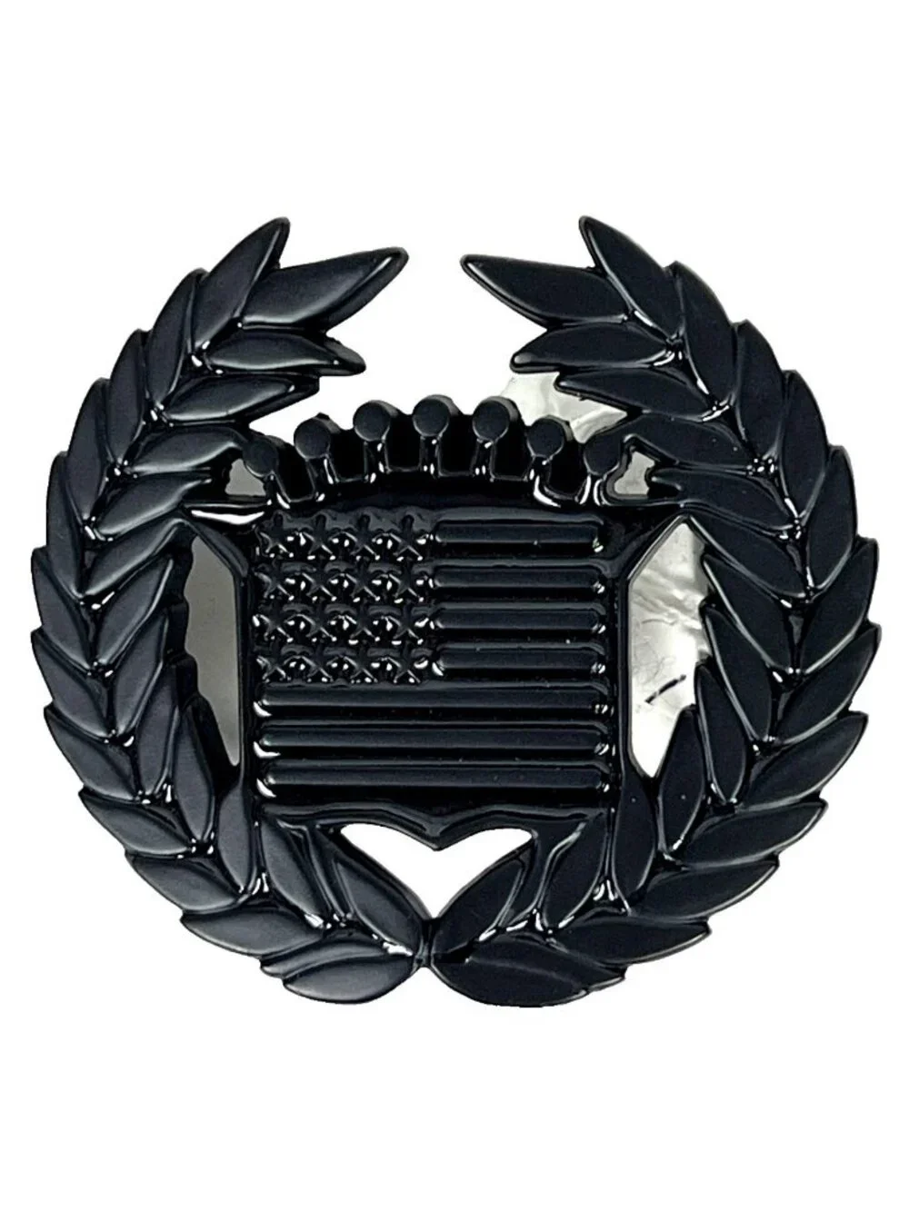 Famous Stars And Straps Mens Belt Buckle Caddie USA Logo Black Stealth Tactical